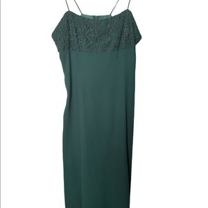 🍾Gorgeous Emerald vintage emerald green evening dress🍸